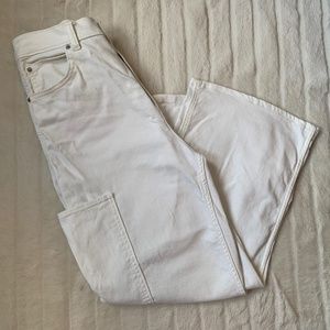 Levis High Waisted Wide Leg Crop